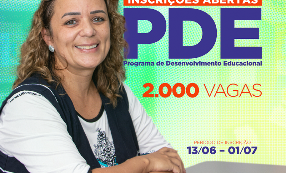 Inscrição PDE 2022